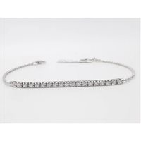 Bracciale Recarlo Donna Face Cube in Oro bianco Diamante B39SE001/017-M